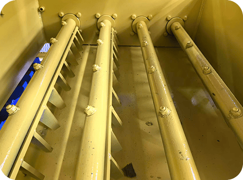 TPM4000 paver manufacturing machine feeding system